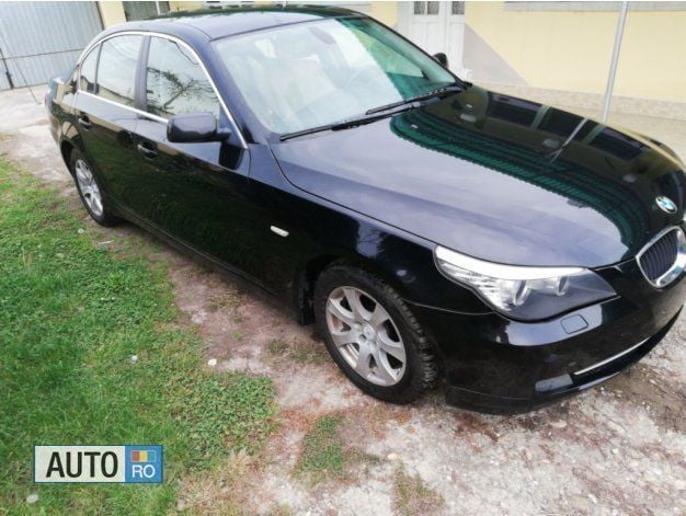 Negru Utilizat 2008 BMW 520 Berlinǎ | 5.850 EUR (Preț OK) - Imagine 1/4