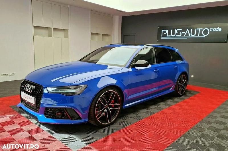 Culoarealbastru Utilizat 2018 Audi RS6 Design Break | 50.000 EUR - Imagine 1/4
