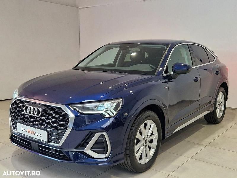 Albastru mediu normal Utilizat 2024 Audi Q3 Sportback S-Line SUV | 36.758 EUR - Imagine 1/4