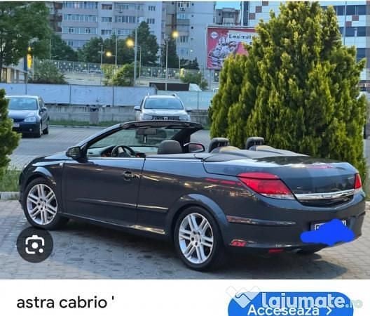 Albastru Utilizat 2009 Opel Astra Cabriolet Cabrio | 3.800 EUR - Imagine 1/4