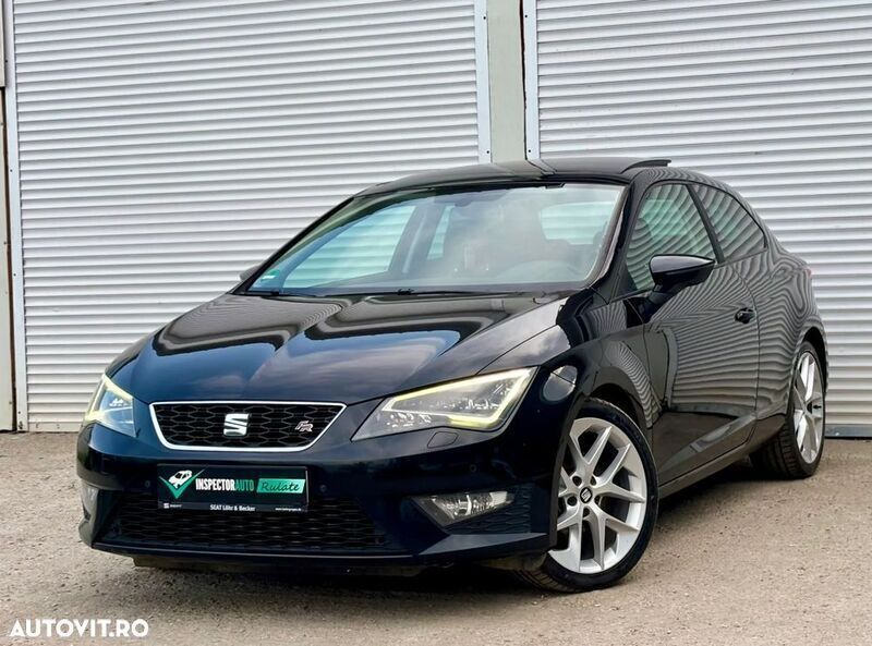 Negru Utilizat 2014 Seat Leon SC FR Hatchback | 7.499 EUR - Imagine 1/4