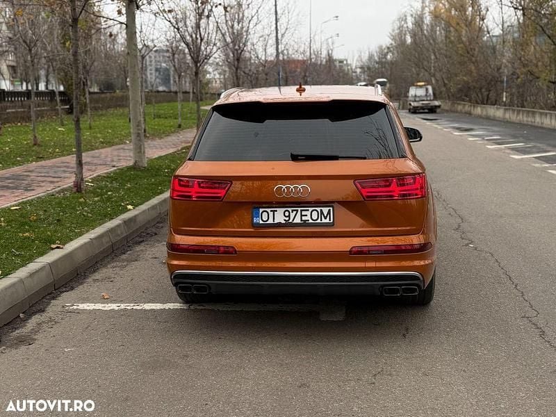 Second-hand Audi SQ7 S-line plus 435 CP (319 kW) 2017 Culoareportocaliu SUV
