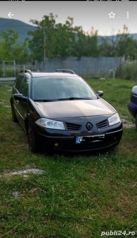 Negru Utilizat 2006 Renault Mégane II Break | 1.850 EUR (Preț OK) - Imagine 1/4