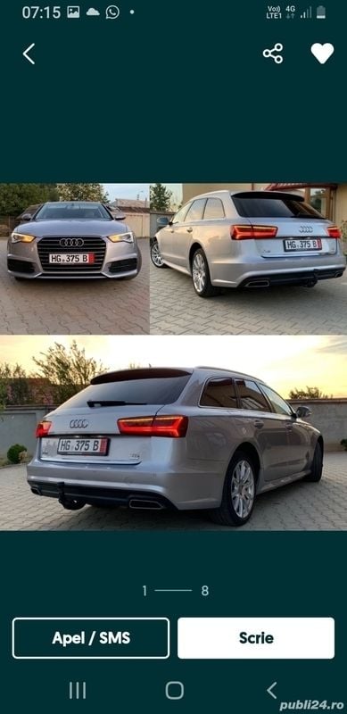 Utilizat 2016 Audi A6 Hatchback | 17.900 EUR (Super Preț) - Imagine 1/4