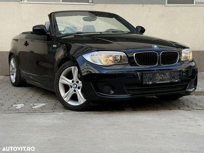 Culoarenegru Utilizat 2011 BMW 120 Cabriolet Cabrio | 7.200 EUR - Imagine 1/4