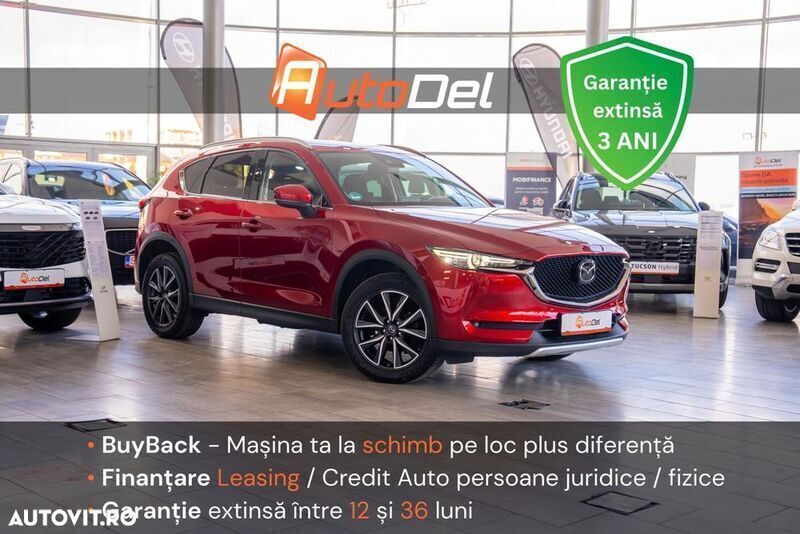 Rosu Utilizat 2017 Mazda CX-5 Sports-Line SUV | 17.999 EUR (Scump) - Imagine 1/4