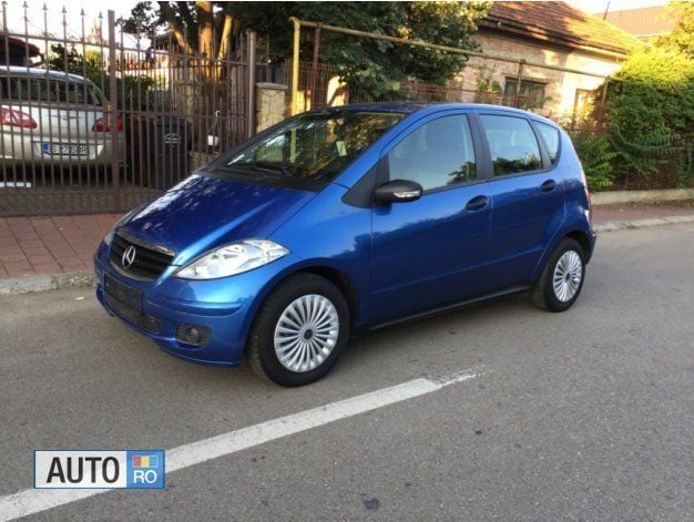 Second-hand Mercedes A160 100 CP (73 kW) 2007 Albastru Hatchback