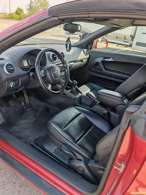 Second-hand Audi A3 140 CP (102 kW) 2010 Rosu Cabrio