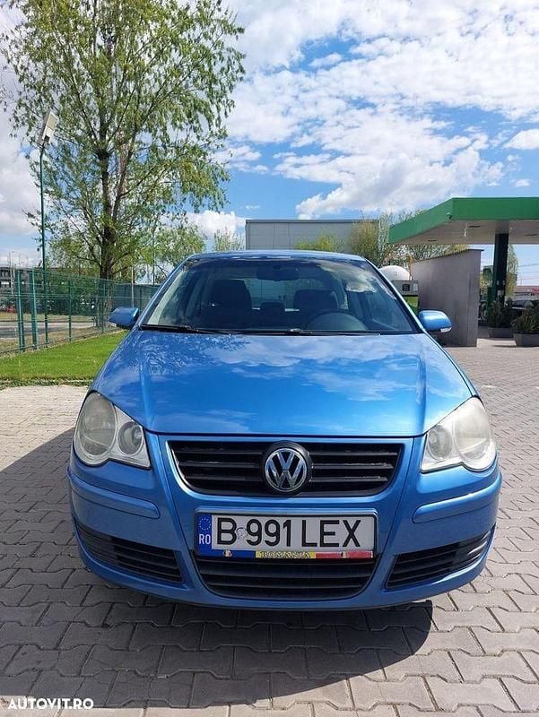 Culoarealbastru Utilizat 2007 VW Polo Comfortline Hatchback | 1.399 EUR (Super Preț) - Imagine 1/4