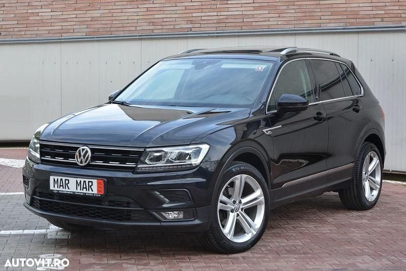 Second-hand VW Tiguan Sound 150 CP (110 kW) 2018 Culoarenegru SUV