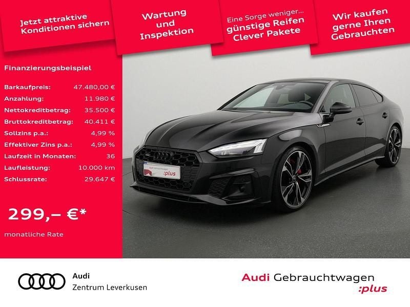 Second-hand Audi A5 Sportback S-Line 286 CP (210 kW) 2022 Hatchback