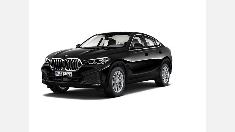 Negru Utilizat 2021 BMW X6 Sport Line SUV | 55.878 EUR (Preț OK) - Imagine 1/4