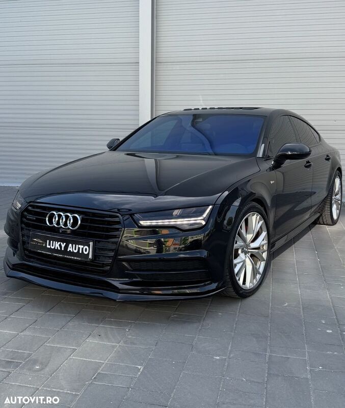 Negru Utilizat 2015 Audi A7 Hatchback | 18.990 EUR (Puțin scump) - Imagine 1/4