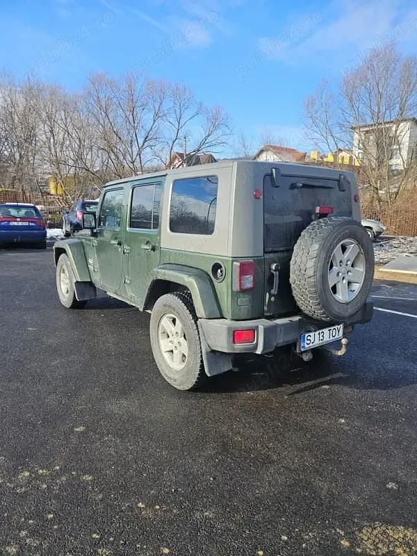 Second-hand Jeep Wrangler Unlimited Sahara 177 CP (130 kW) 2008 Verde SUV