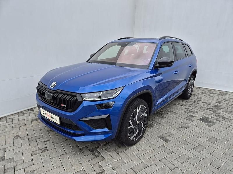 Culoarealbastru Utilizat 2022 Skoda Kodiaq RS SUV | 42.700 EUR (Scump) - Imagine 1/4