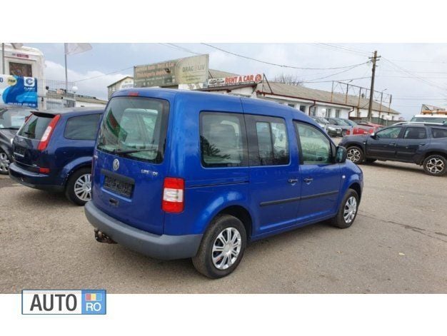 Albastru marin metalizat Utilizat 2006 VW Caddy Monovolum | 3.999 EUR (Preț OK) - Imagine 1/4