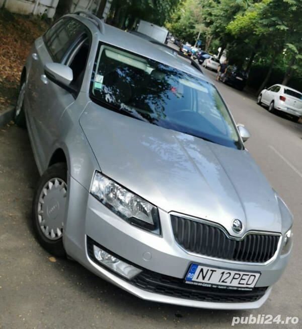 Gri Utilizat 2015 Skoda Octavia Break | 5.950 EUR - Imagine 1/4