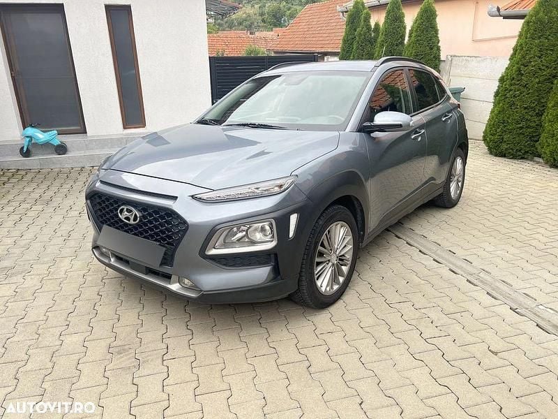 Culoarealbastru Utilizat 2018 Hyundai Kona Premium SUV | 14.950 EUR (Preț bun) - Imagine 1/4