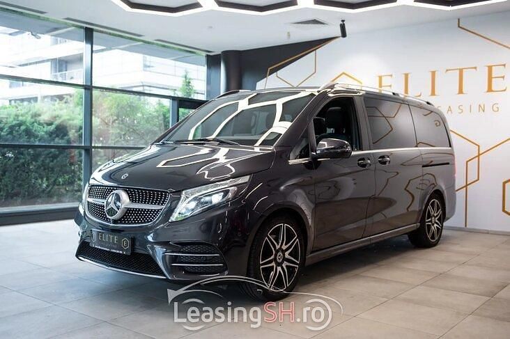 Gri Utilizat 2019 Mercedes V300 Monovolum | 59.850 EUR (Scump) - Imagine 1/4