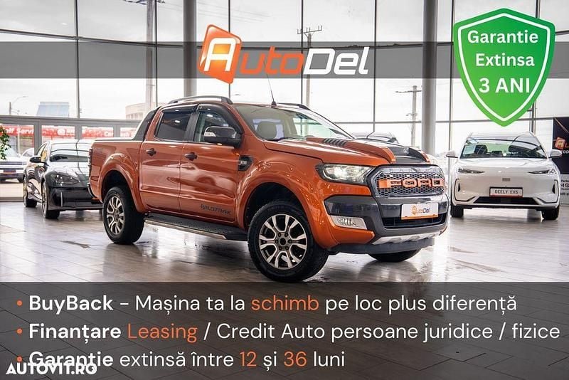Culoareportocaliu Utilizat 2015 Ford Ranger Limited Pickup | 23.999 EUR - Imagine 1/4