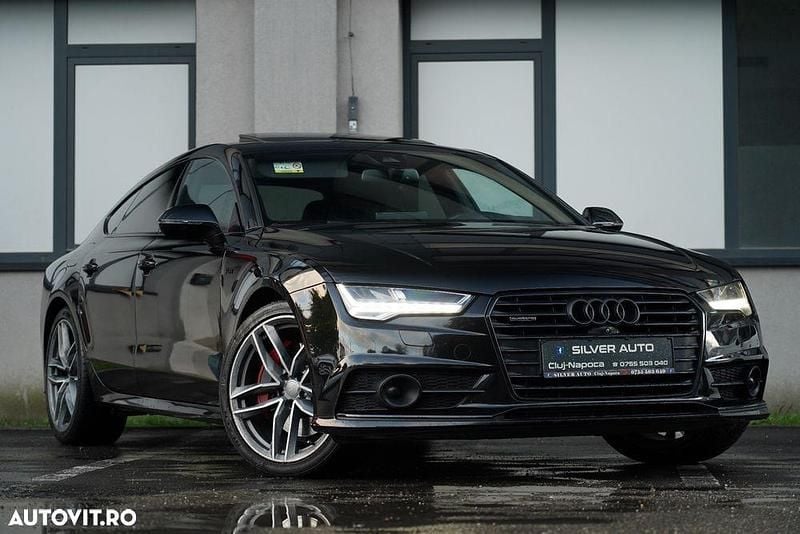 Culoarenegru Utilizat 2017 Audi A7 Competition Hatchback | 27.900 EUR (Preț bun) - Imagine 1/4