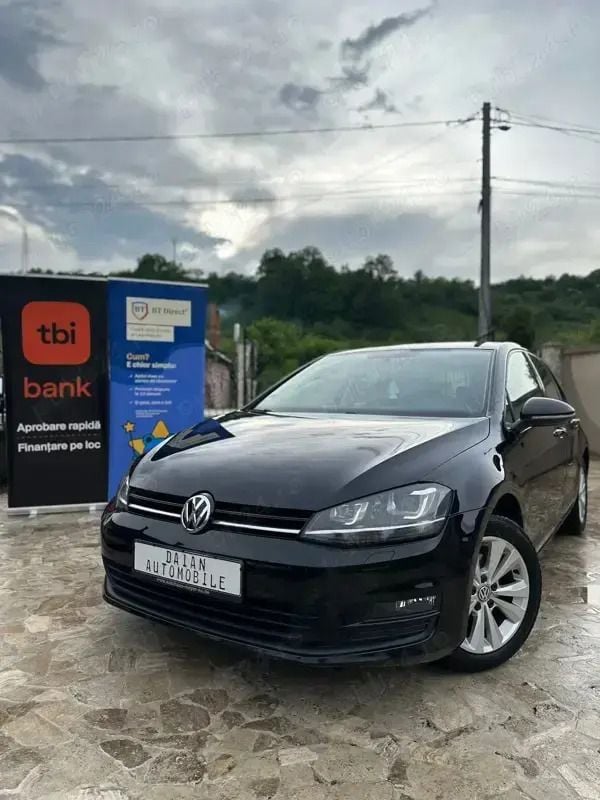 Negru Utilizat 2013 VW Golf VII Hatchback | 8.950 EUR (Preț OK) - Imagine 1/4