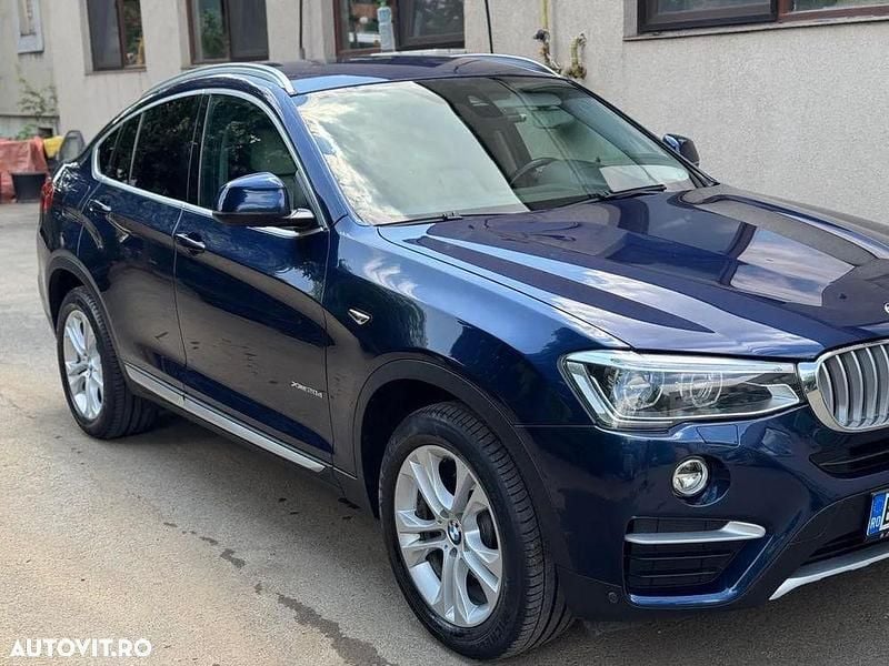 Second-hand BMW X4 Sport Line 190 CP (139 kW) 2017 Albastru SUV
