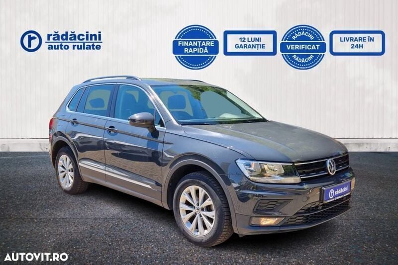 Gri Utilizat 2020 VW Tiguan Comfortline SUV | 21.301 EUR (Preț bun) - Imagine 1/4
