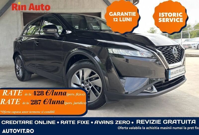Negru Utilizat 2023 Nissan Qashqai SUV | 17.990 EUR (Preț OK) - Imagine 1/4