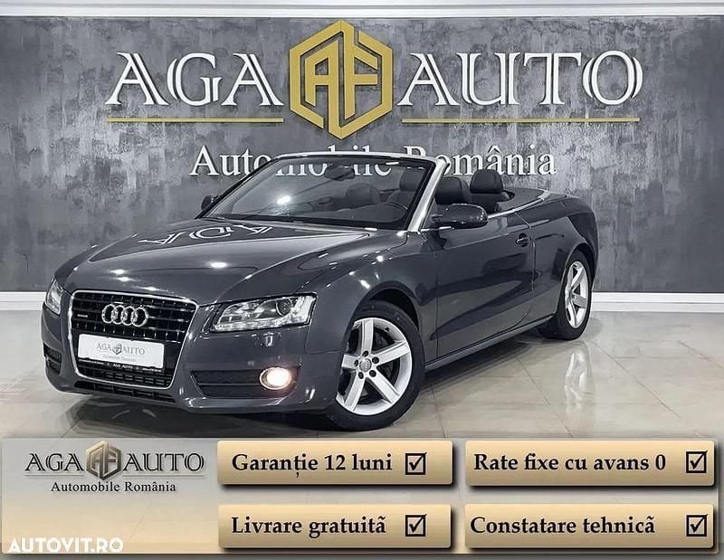 Culoaregri Utilizat 2009 Audi A5 Cabriolet Cabrio | 9.999 EUR - Imagine 1/4