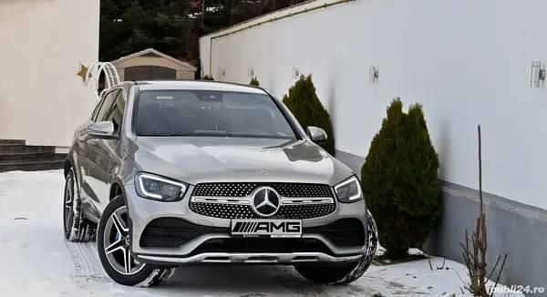 Auriu Utilizat 2020 Mercedes GLC220 AMG Coupe | 34.850 EUR - Imagine 1/4
