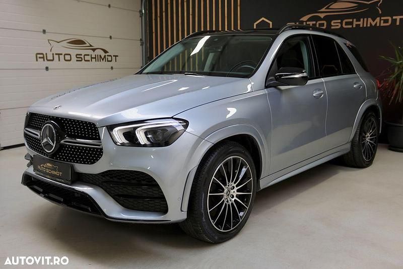 Culoarealbastru Utilizat 2022 Mercedes GLE350 AMG line SUV | 53.700 EUR (Super Preț) - Imagine 1/4