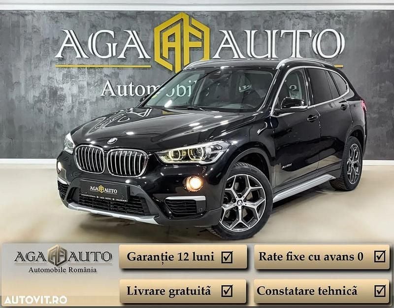 Negru Utilizat 2017 BMW X1 Sport Line SUV | 15.999 EUR (Preț OK) - Imagine 1/4