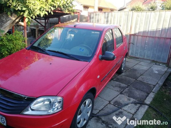 Second-hand Dacia Logan 65 CP (47 kW) 2010 Roşu Berlinǎ