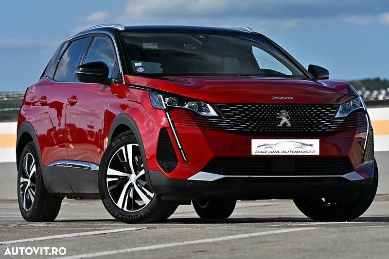 Rosu Utilizat 2021 Peugeot 3008 GT SUV | 23.989 EUR (Scump) - Imagine 1/4
