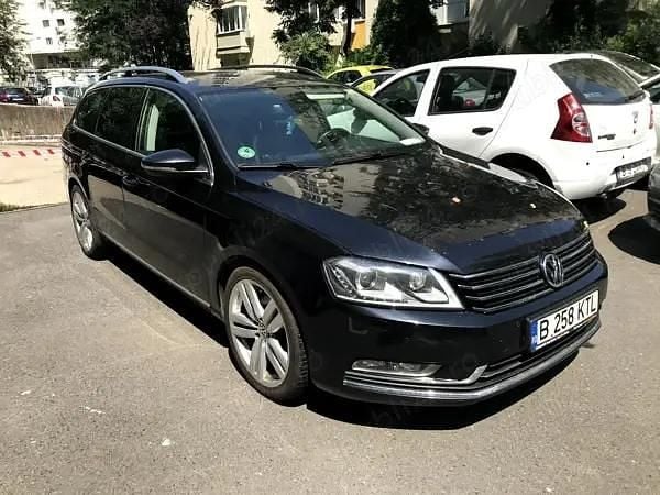 Second-hand VW Passat Highline 170 CP (125 kW) 2012 Negru Break