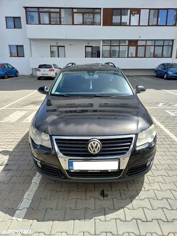 Negru Utilizat 2009 VW Passat Comfortline Break | 2.200 EUR (Super Preț) - Imagine 1/4