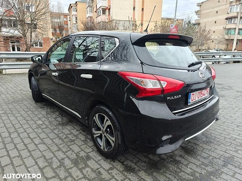 Second-hand Nissan Pulsar Tekna 116 CP (85 kW) 2015 Culoarenegru Hatchback