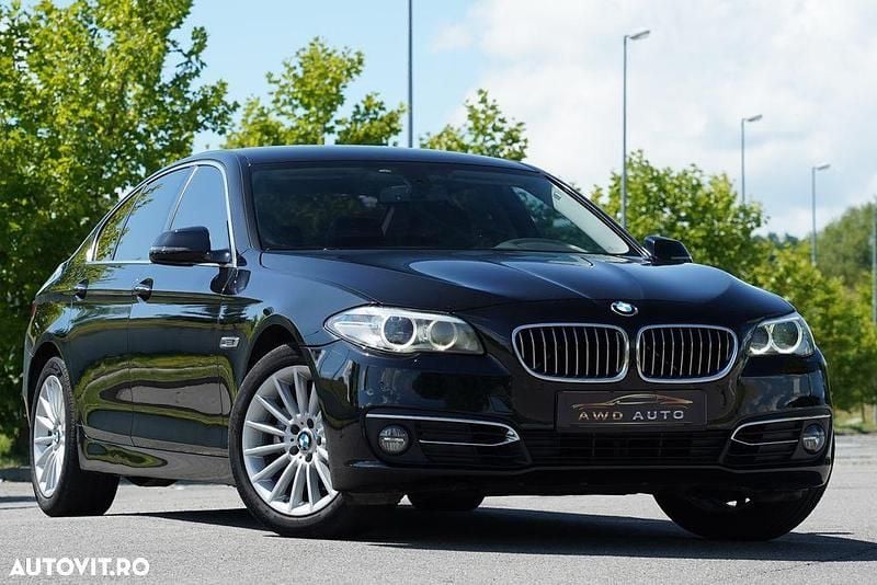 Culoarenegru Utilizat 2014 BMW 520 Luxury Line Berlinǎ | 13.499 EUR (Preț OK) - Imagine 1/4