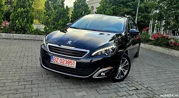 Negru Utilizat 2015 Peugeot 308 Allure Break | 6.850 EUR (Preț OK) - Imagine 1/4
