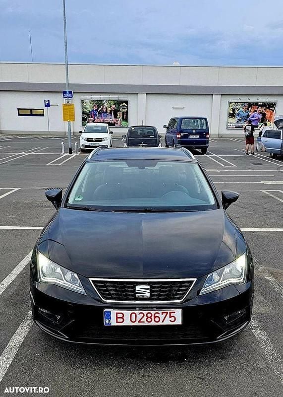 Negru Utilizat 2018 Seat Leon Ecomotive Break | 9.350 EUR (Preț OK) - Imagine 1/4