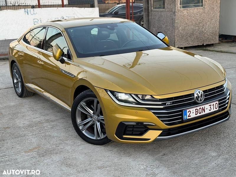 Second-hand VW Arteon R-line 150 CP (110 kW) 2019 Culoaregalbeuriu Hatchback