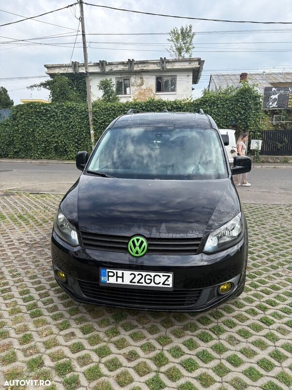 Negru Utilizat 2013 VW Caddy Maxi Comfortline Monovolum | 8.800 EUR (Scump) - Imagine 1/4