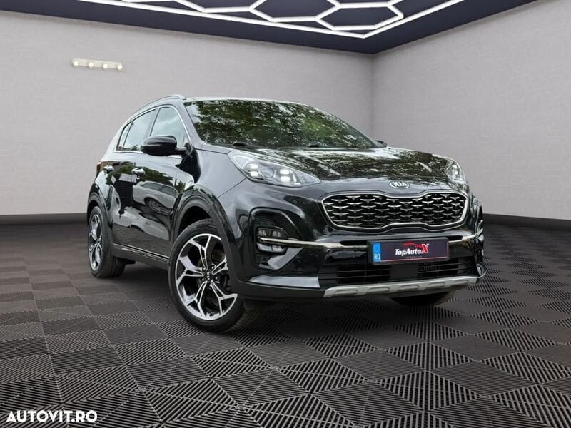 Negru Utilizat 2021 Kia Sportage 4 SUV | 25.499 EUR (Scump) - Imagine 1/4