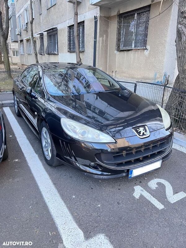 Negru Utilizat 2006 Peugeot 407 Coupe Sport Coupe | 2.350 EUR - Imagine 1/4