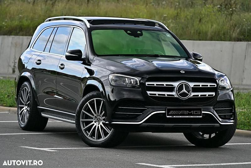 Negru Utilizat 2021 Mercedes GLS580 SUV | 99.990 EUR - Imagine 1/4