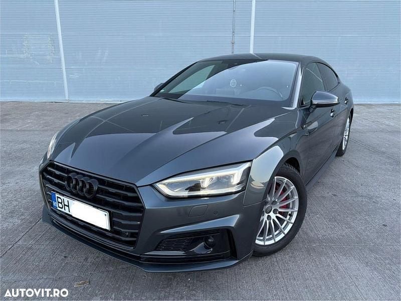 Gri Utilizat 2017 Audi A5 Sportback S-Line Berlinǎ | 21.800 EUR (Preț OK) - Imagine 1/4