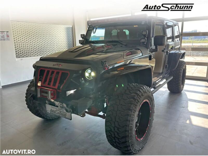 Negru Utilizat 2016 Jeep Wrangler Unlimited Rubicon SUV | 37.990 EUR - Imagine 1/4