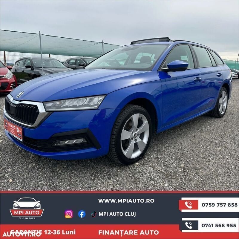 Albastru Utilizat 2020 Skoda Octavia Style Break | 14.700 EUR (Preț OK) - Imagine 1/3