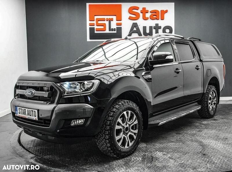Culoarenegru Utilizat 2017 Ford Ranger Wildtrack Pickup | 18.990 EUR (Preț OK) - Imagine 1/4